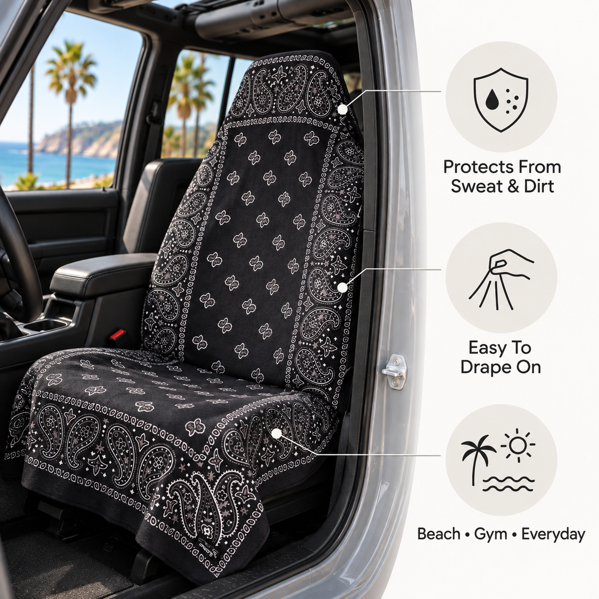 Car Seat Cover Towel